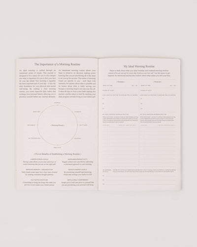 Morning Routine Journal by Wilde House Paper