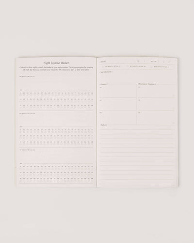 Night Routine Journal by Wilde House Paper