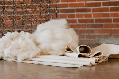 Materials of Suffolk Mattress like cotton, wool, organic cotton fabric, bonnell springs