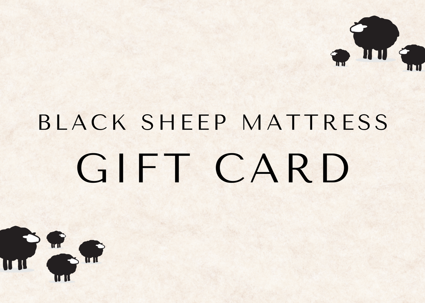 Black Sheep Mattress Gift Card